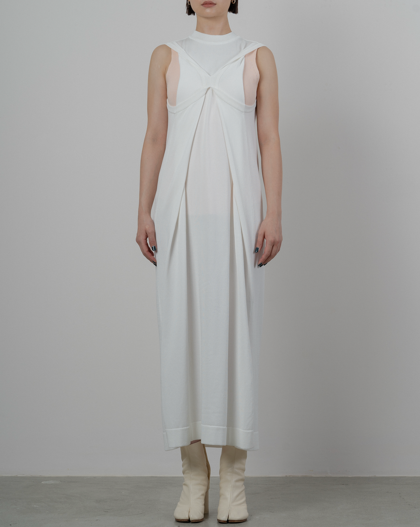 C/C FOLD DRESS [OFF WHITE]