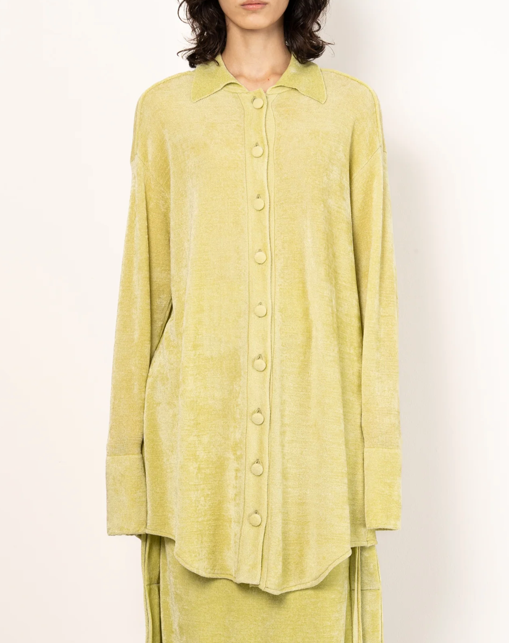 MOLE KNIT SHIRTS [LIME]