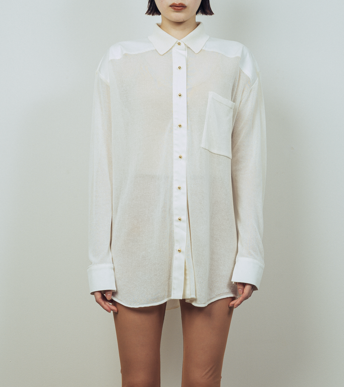 OVERSIZED WORK SHIRT [IVORY]