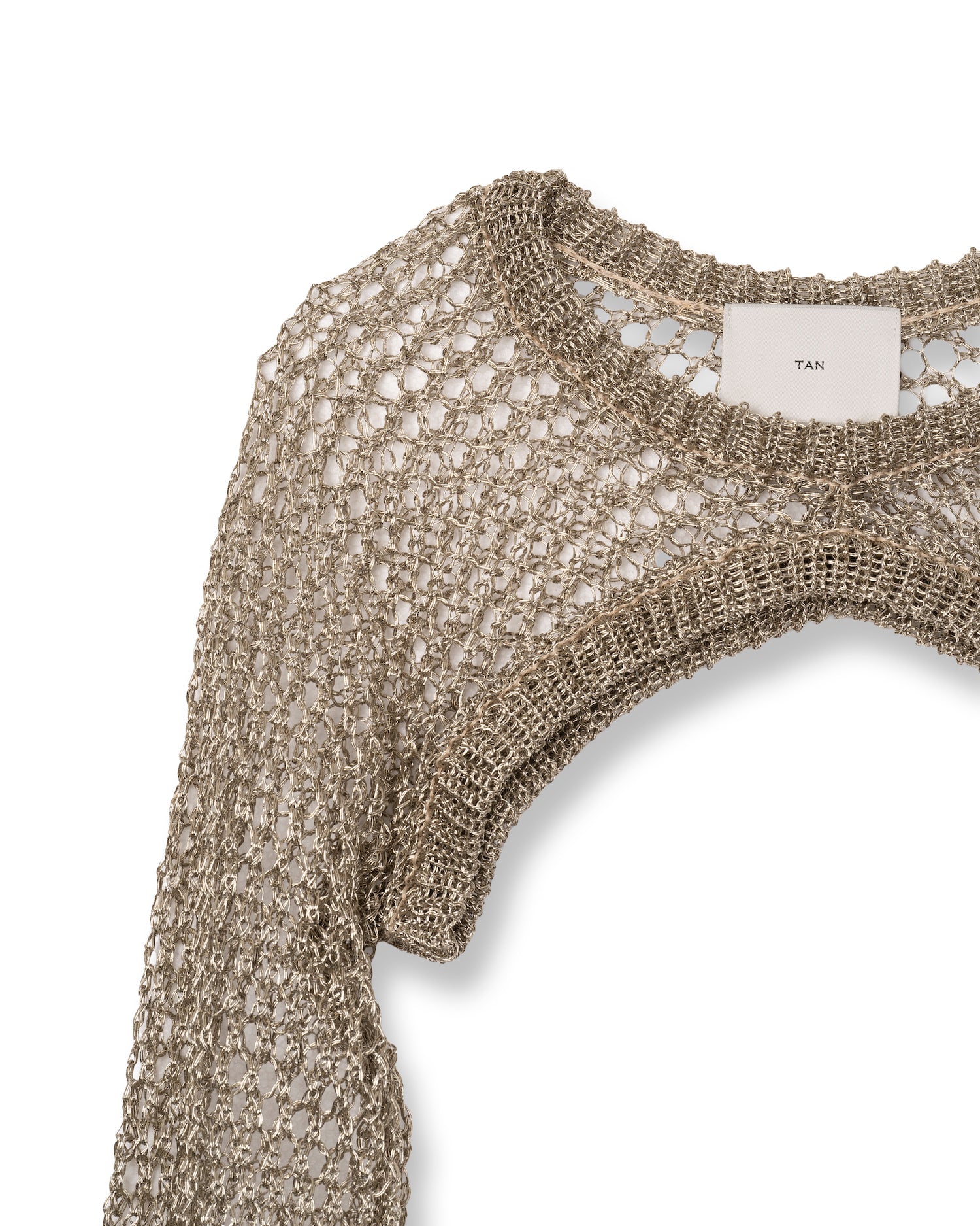 DAZZLED KNITTED BOLERO [SILVER]