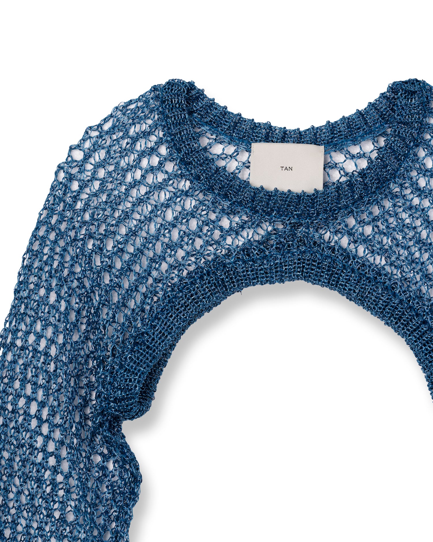 DAZZLED KNITTED BOLERO [BLUE]