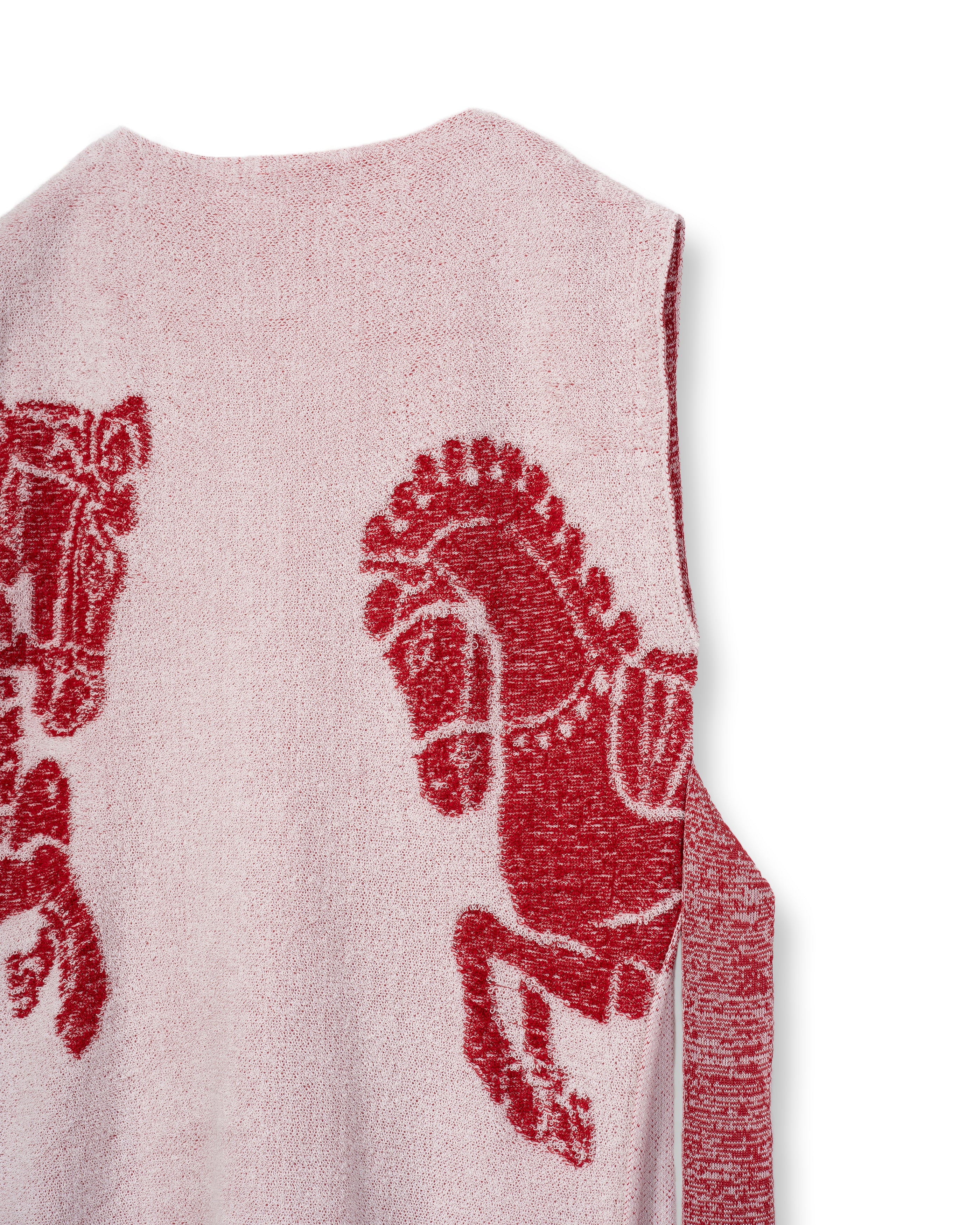 DREAMY HORSE KNITTED TUNIC [RED]