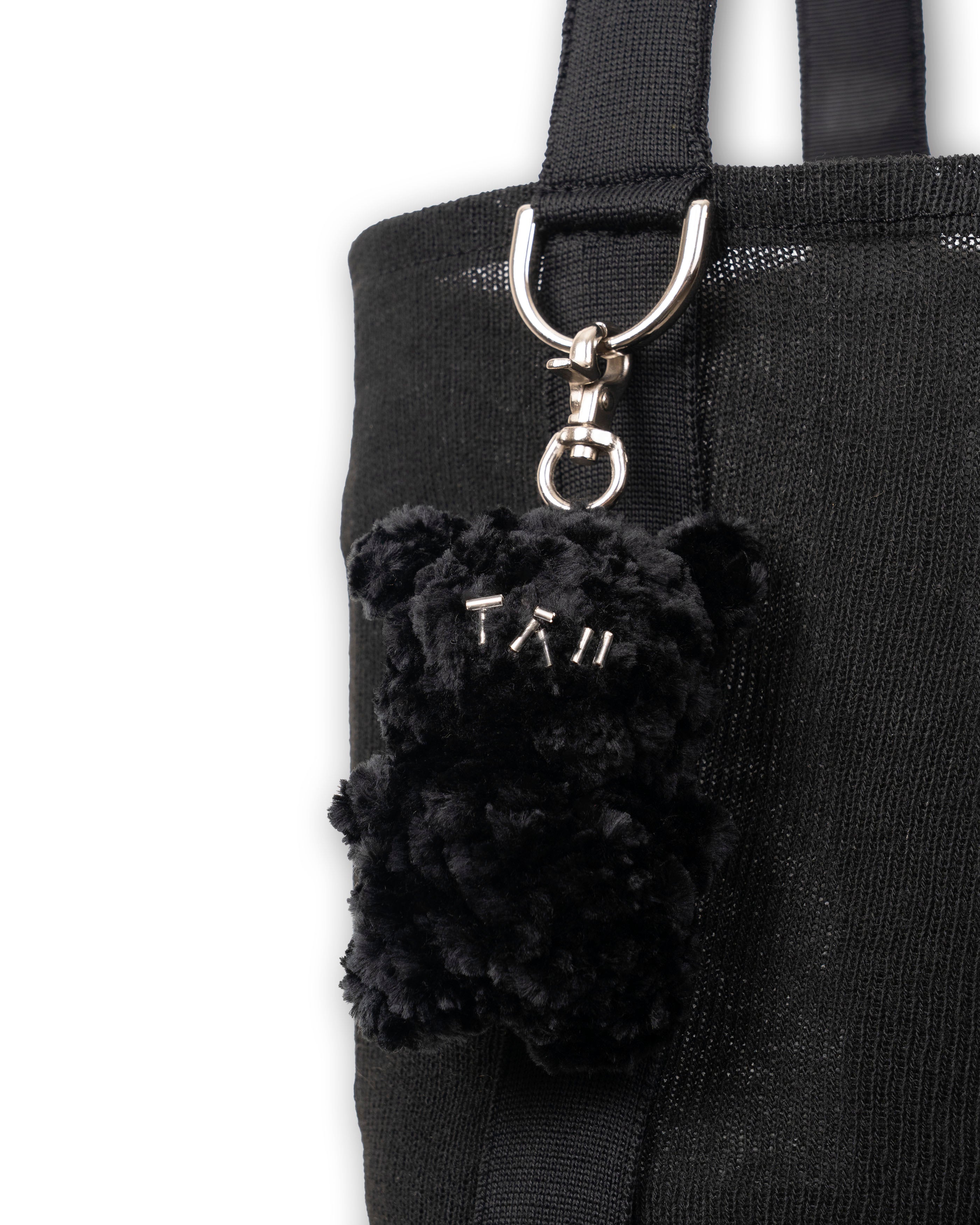 TAN HAND-KNITTED MASCOT CHARM　　※Pre order※[BLACK]