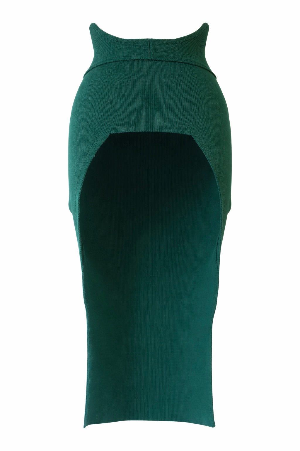 LONG TAIL RIB SKIRT[GREEN]