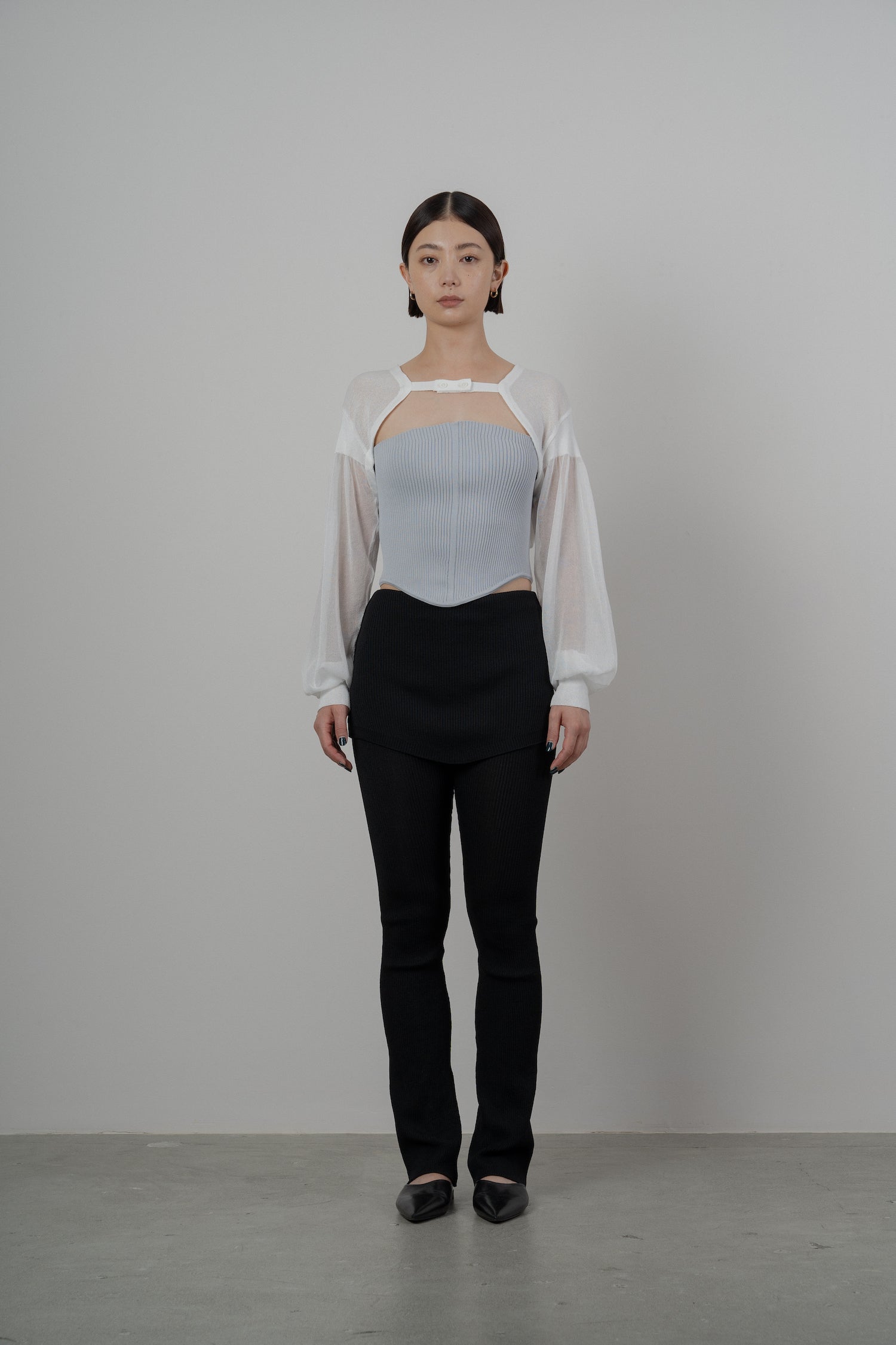 SHEER PUFFED BOLERO [OFF WHITE]