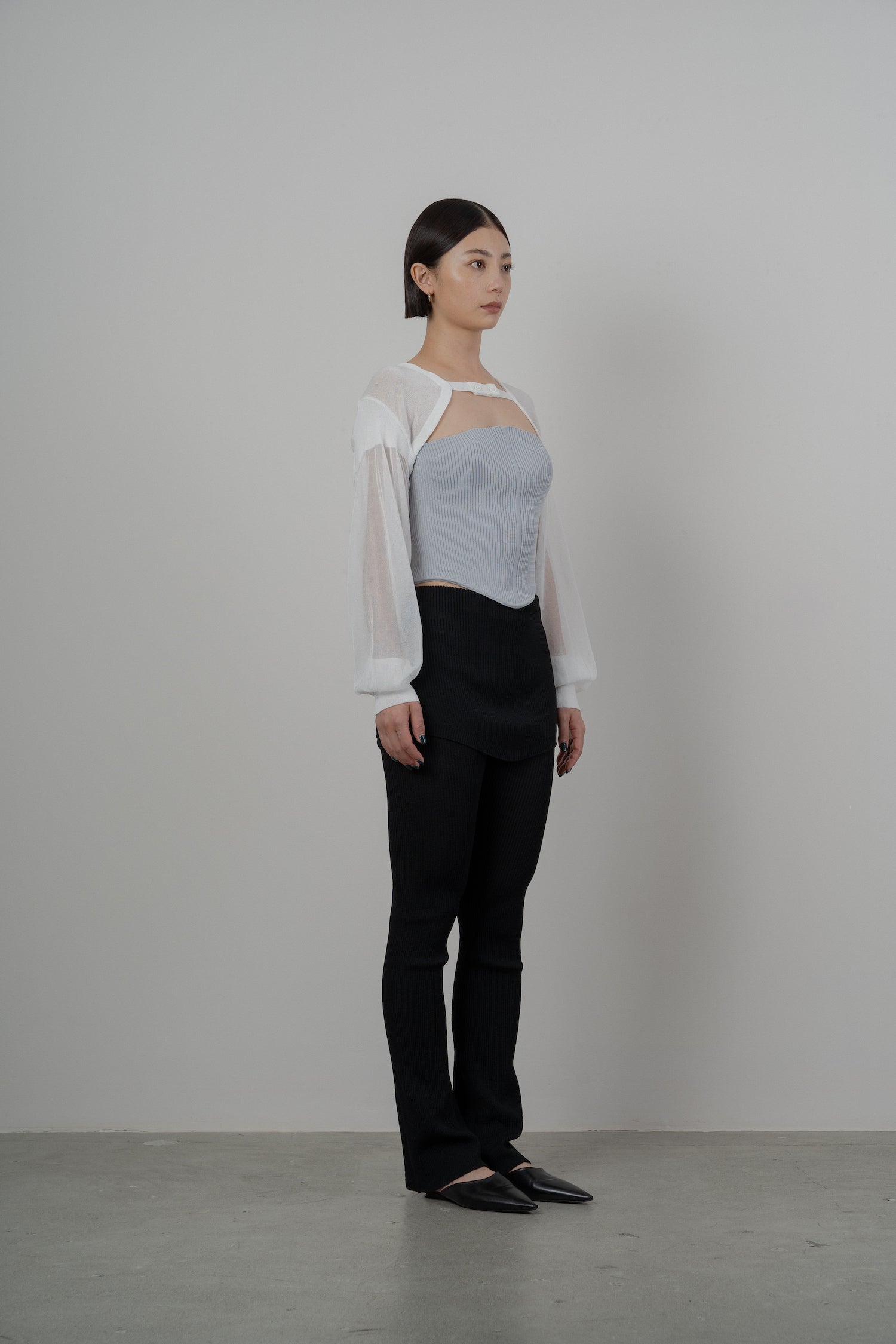 SHEER PUFFED BOLERO [OFF WHITE]