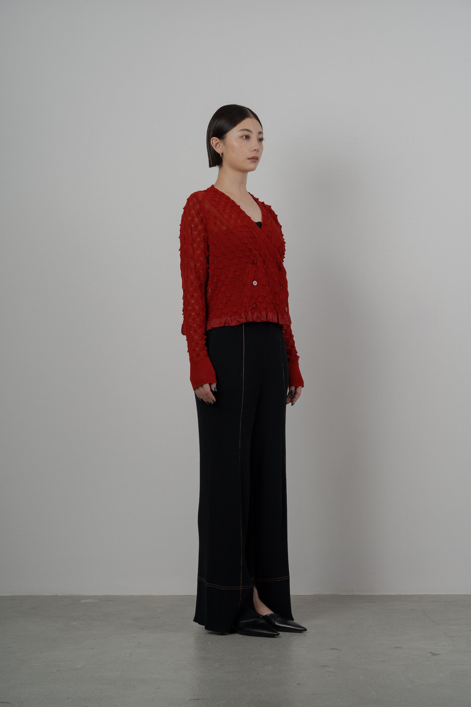 TINY HORNS CARDIGAN [RED]