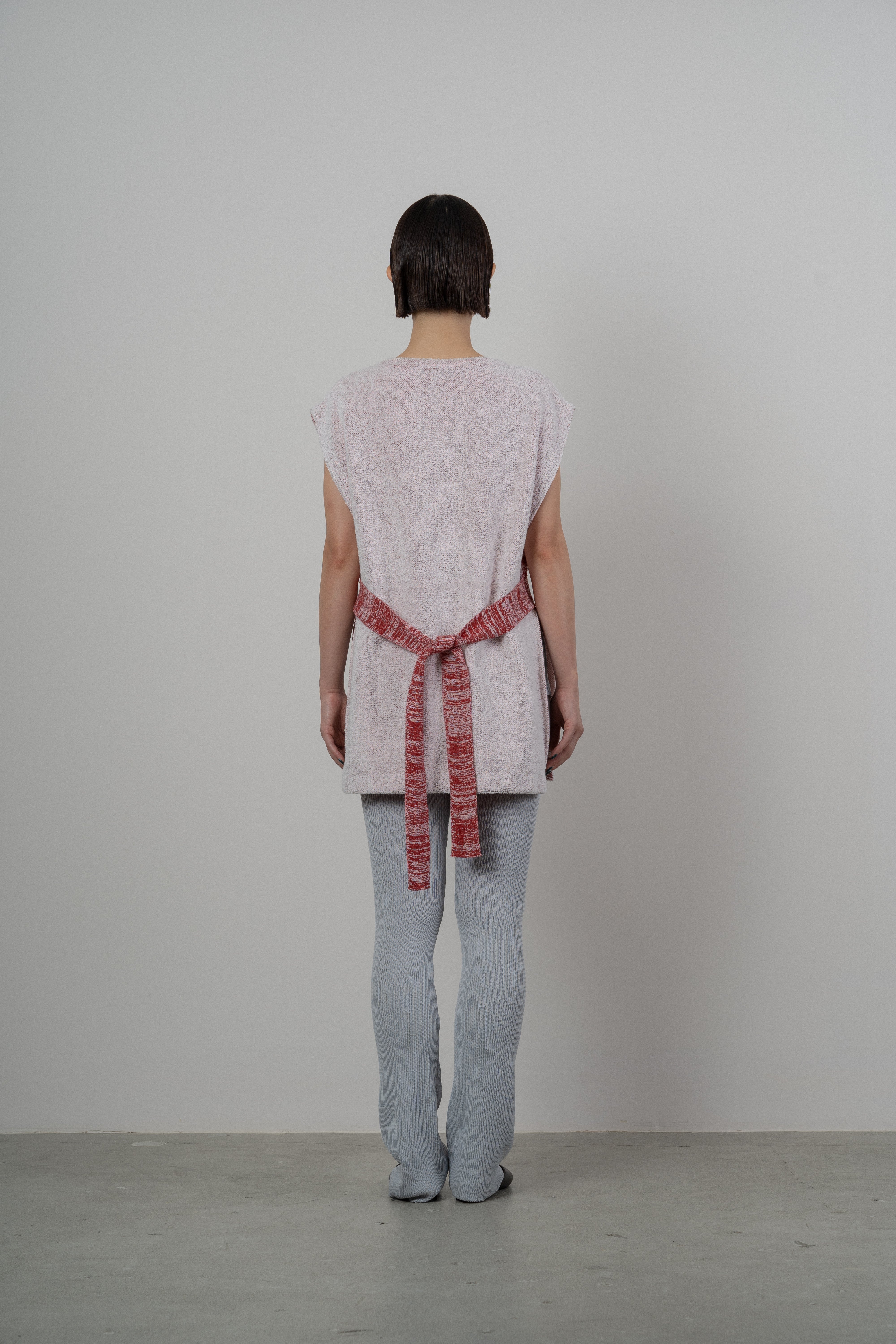 DREAMY HORSE KNITTED TUNIC [RED]