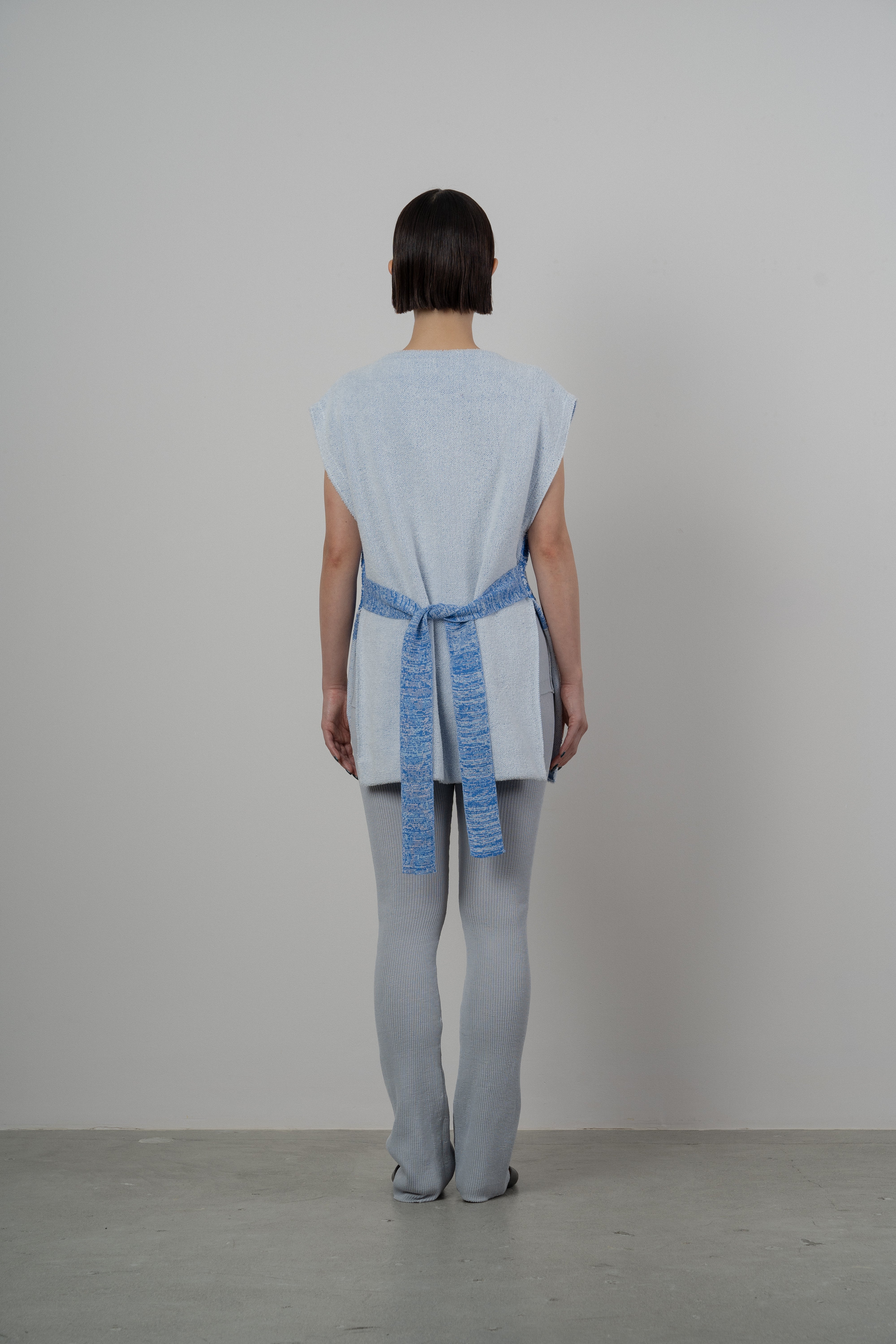 DREAMY HORSE KNITTED TUNIC [BLUE]