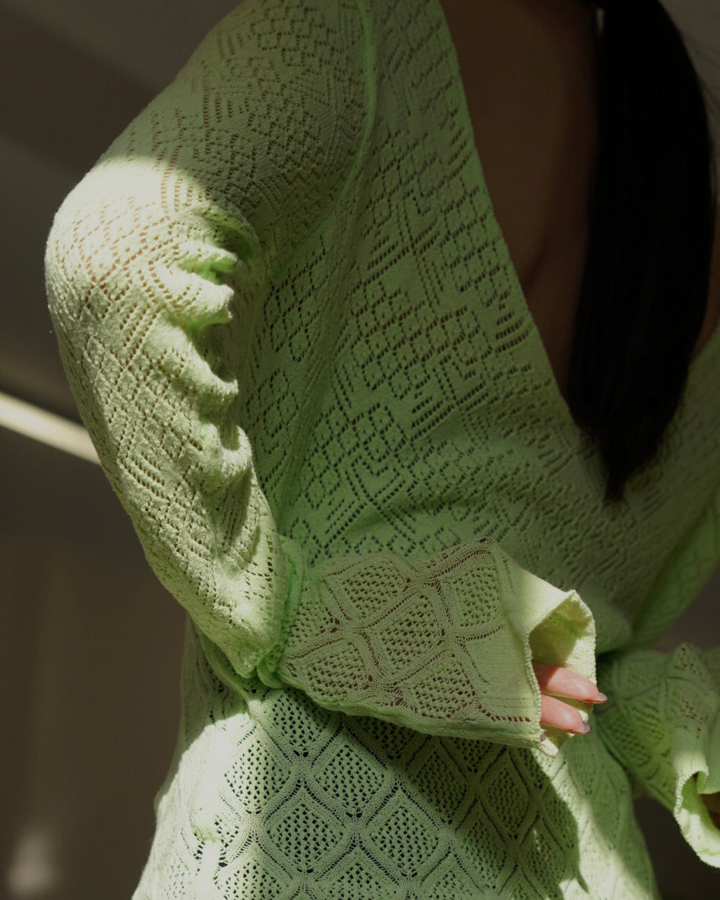 LACY PULLOVER [LIME]