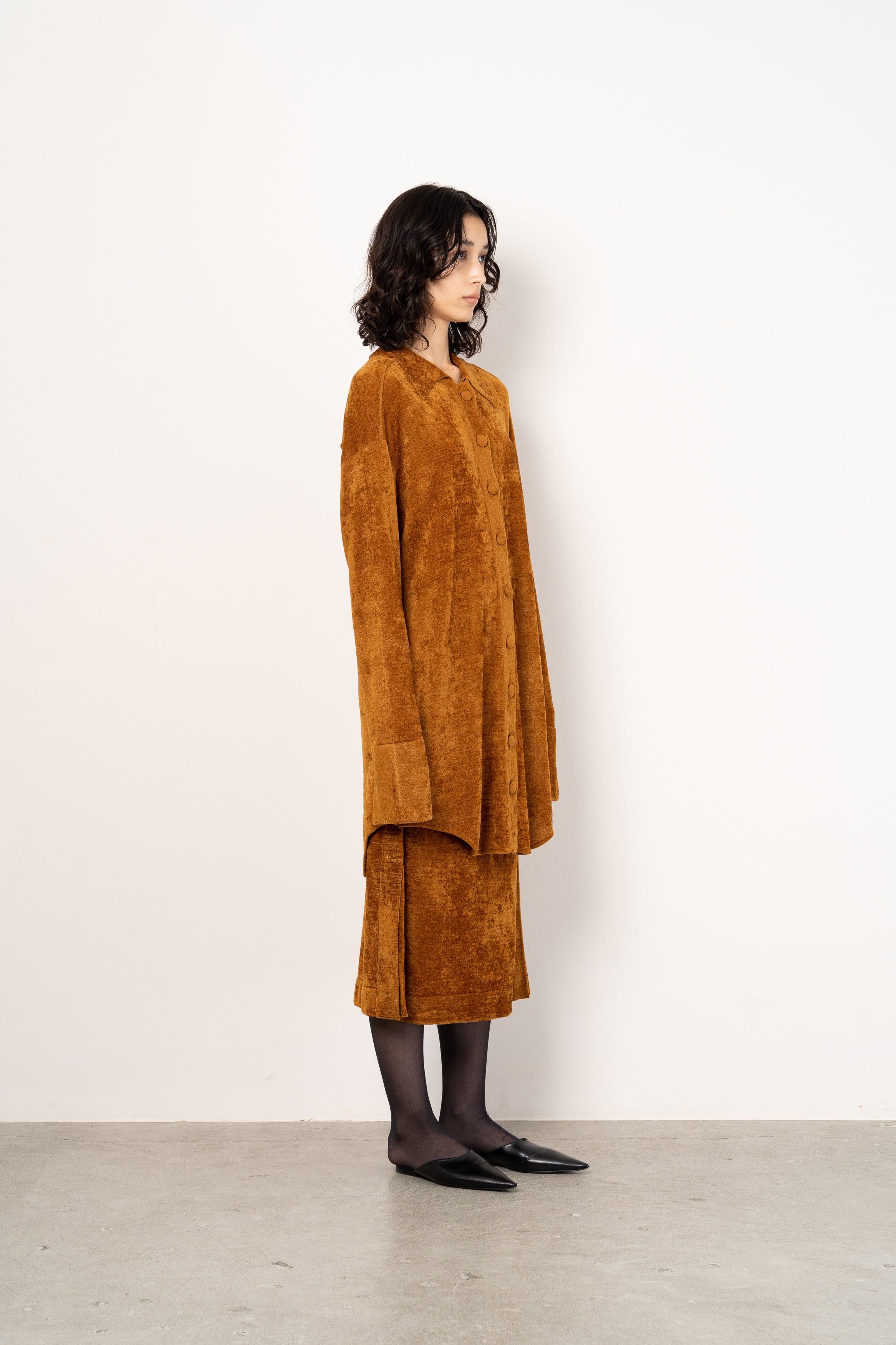 MOLE KNIT SHIRTS [AMBER]