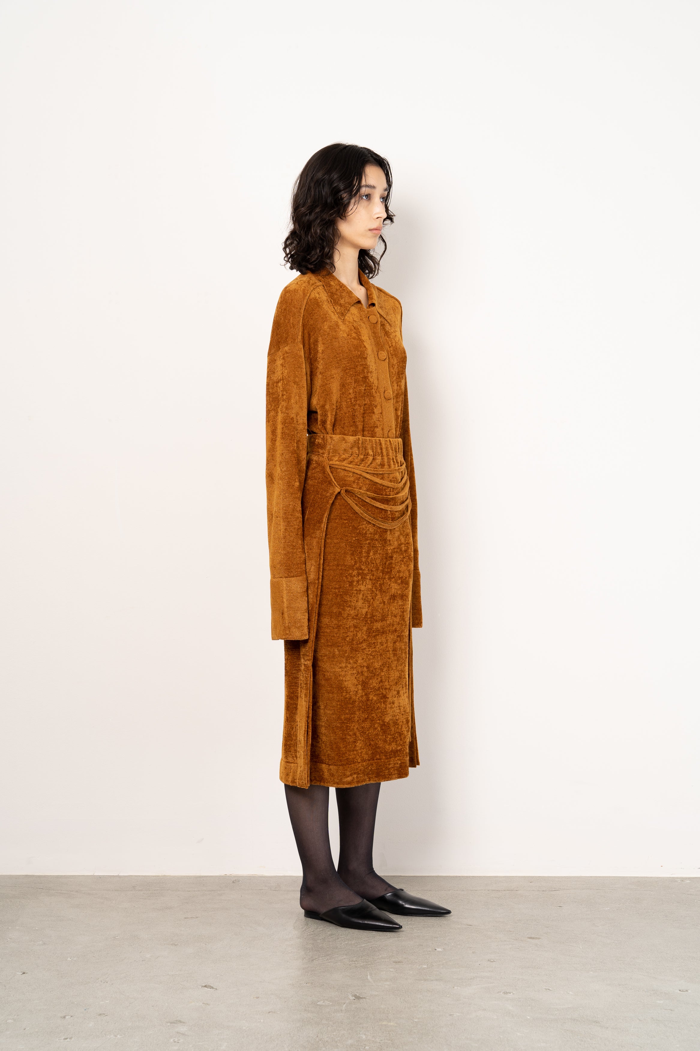 MOLE KNIT SHIRTS [AMBER]
