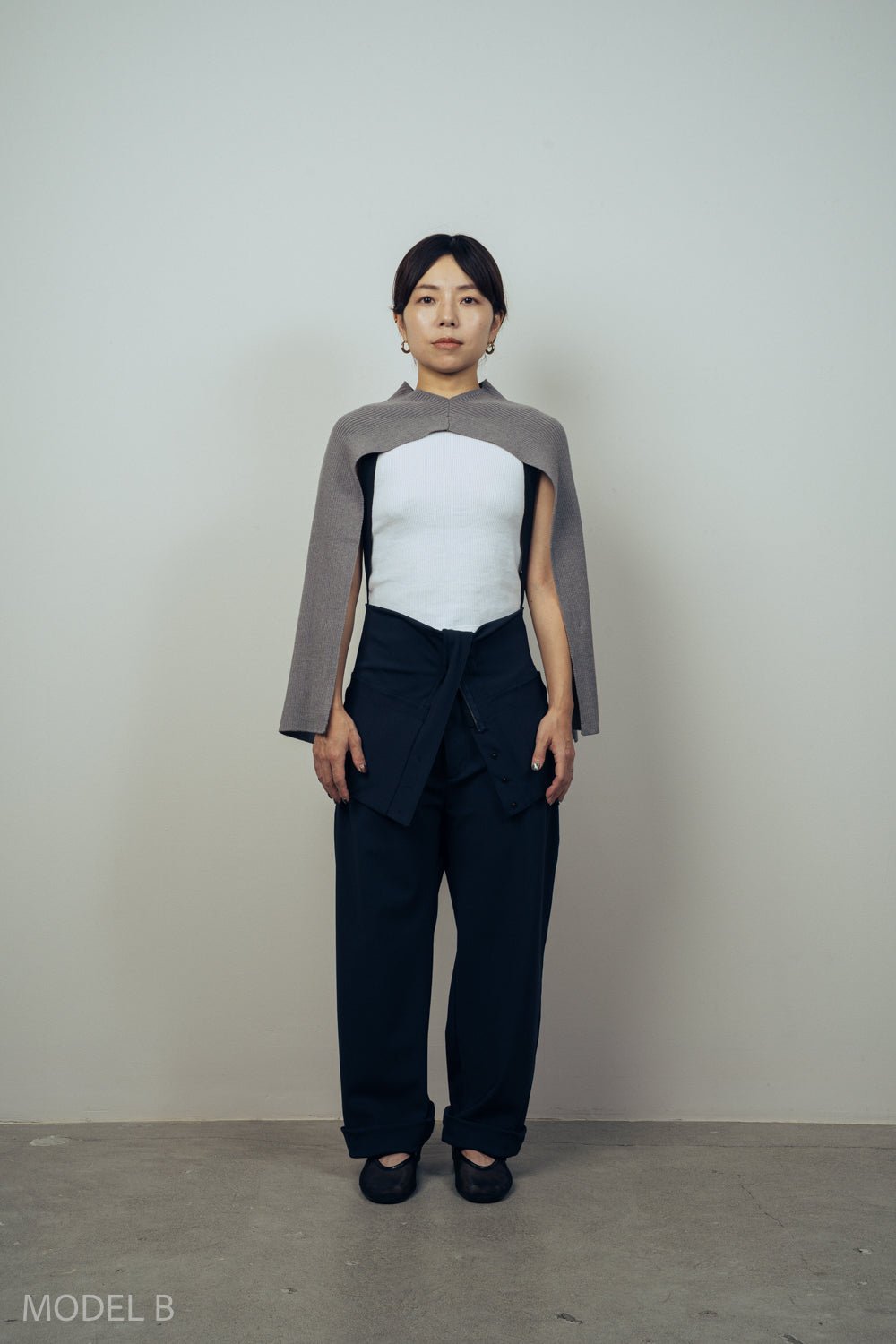SILK MIX SIDELESS VEST / SLEEVES [MINT]