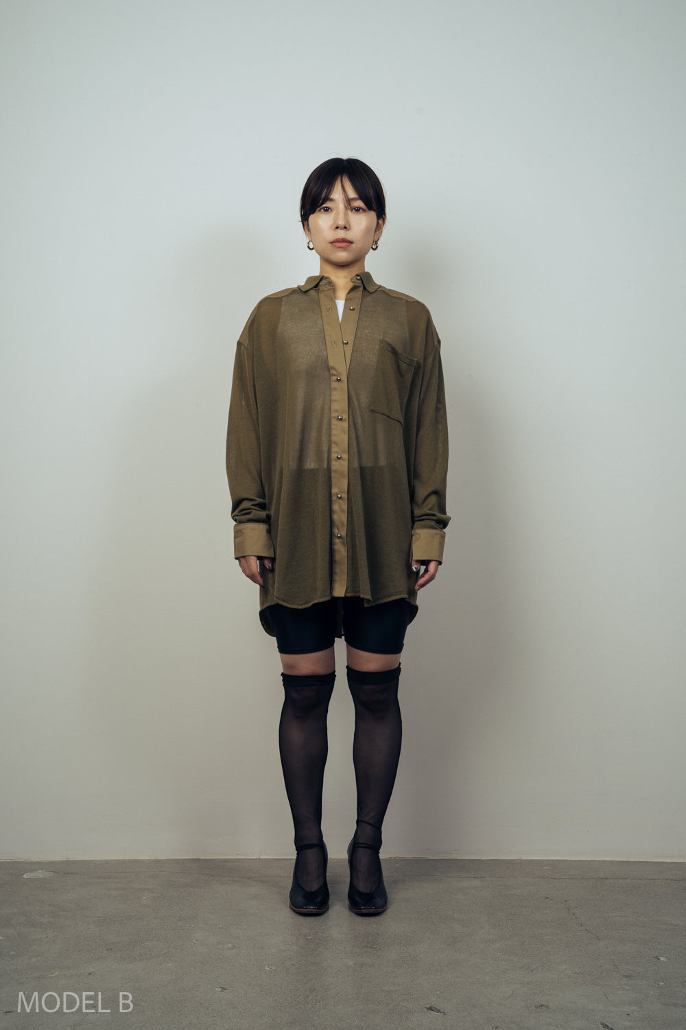 OVERSIZED WORK SHIRT [KHAKI]
