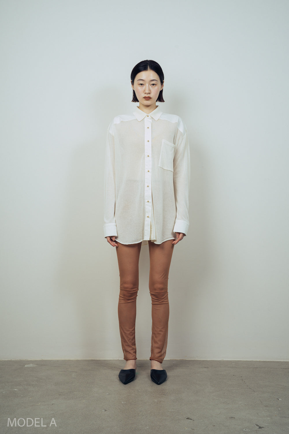 OVERSIZED WORK SHIRT [IVORY]