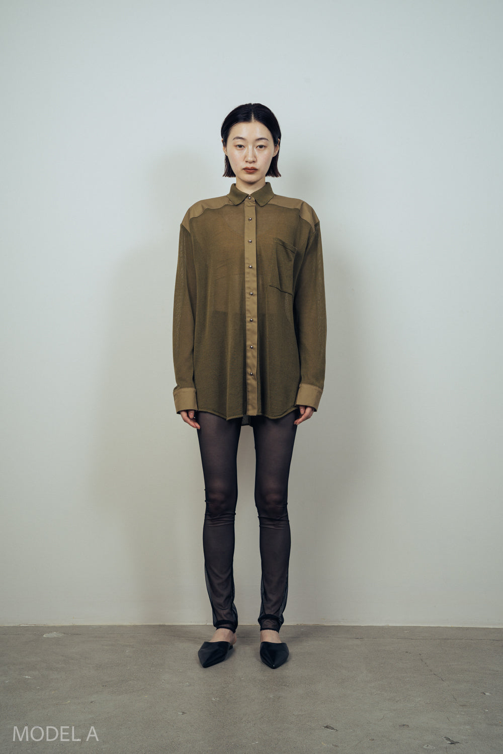 OVERSIZED WORK SHIRT [KHAKI]