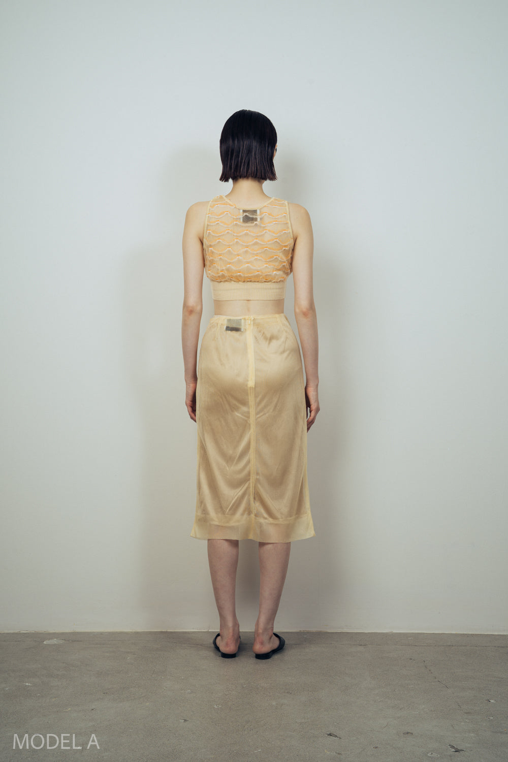 SHEER SKIRT [CREAM]