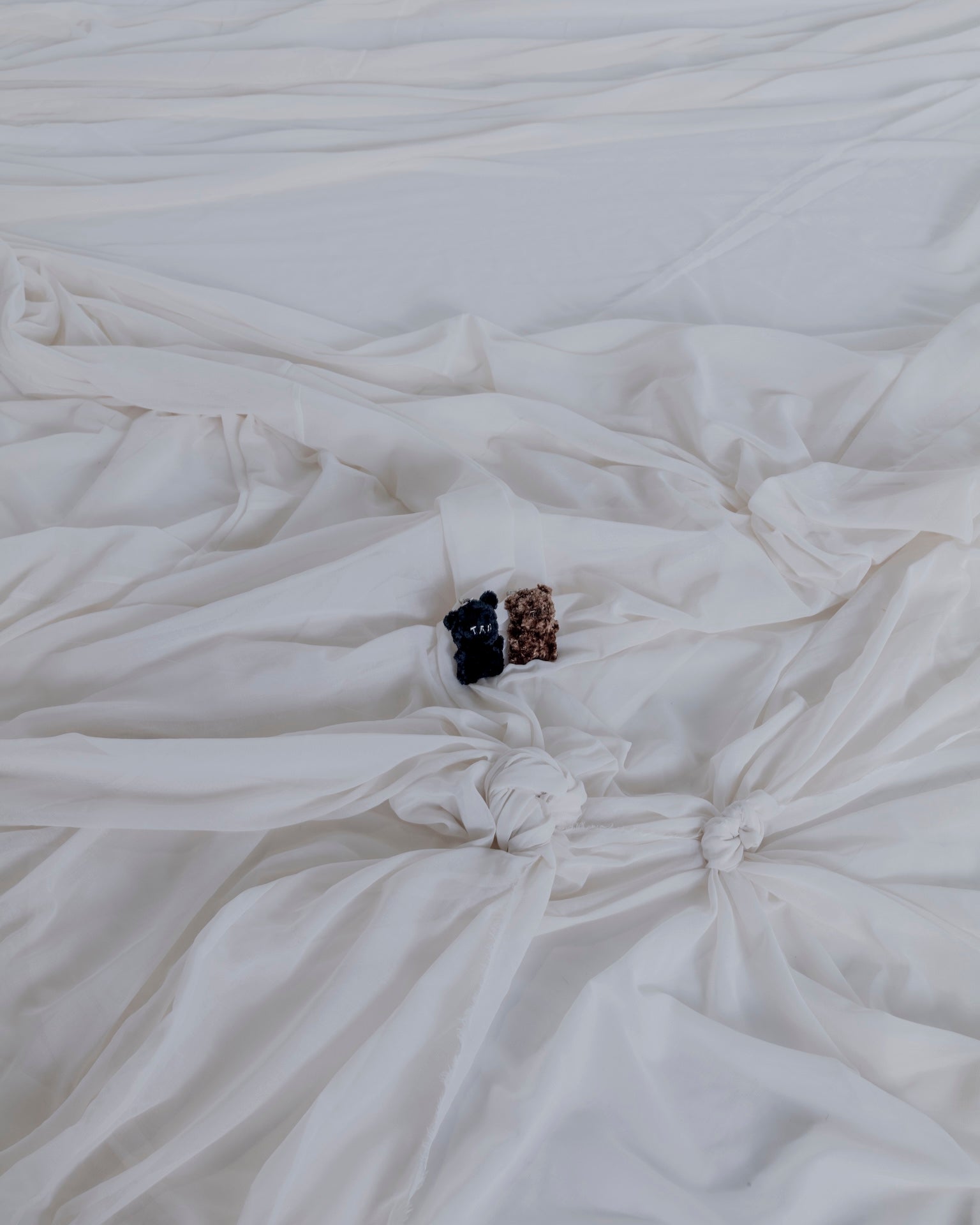 TAN HAND-KNITTED MASCOT CHARM　　※Pre order※[BLACK]