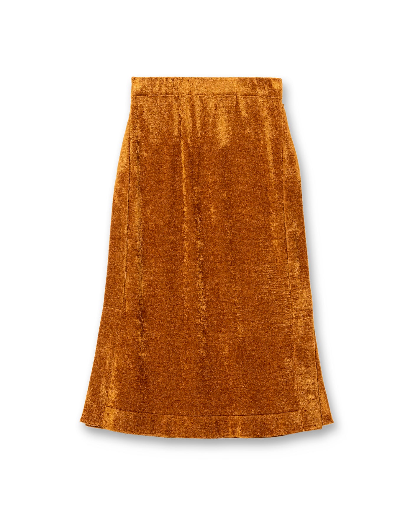MOLE HEM KNIT SKIRT [AMBER]