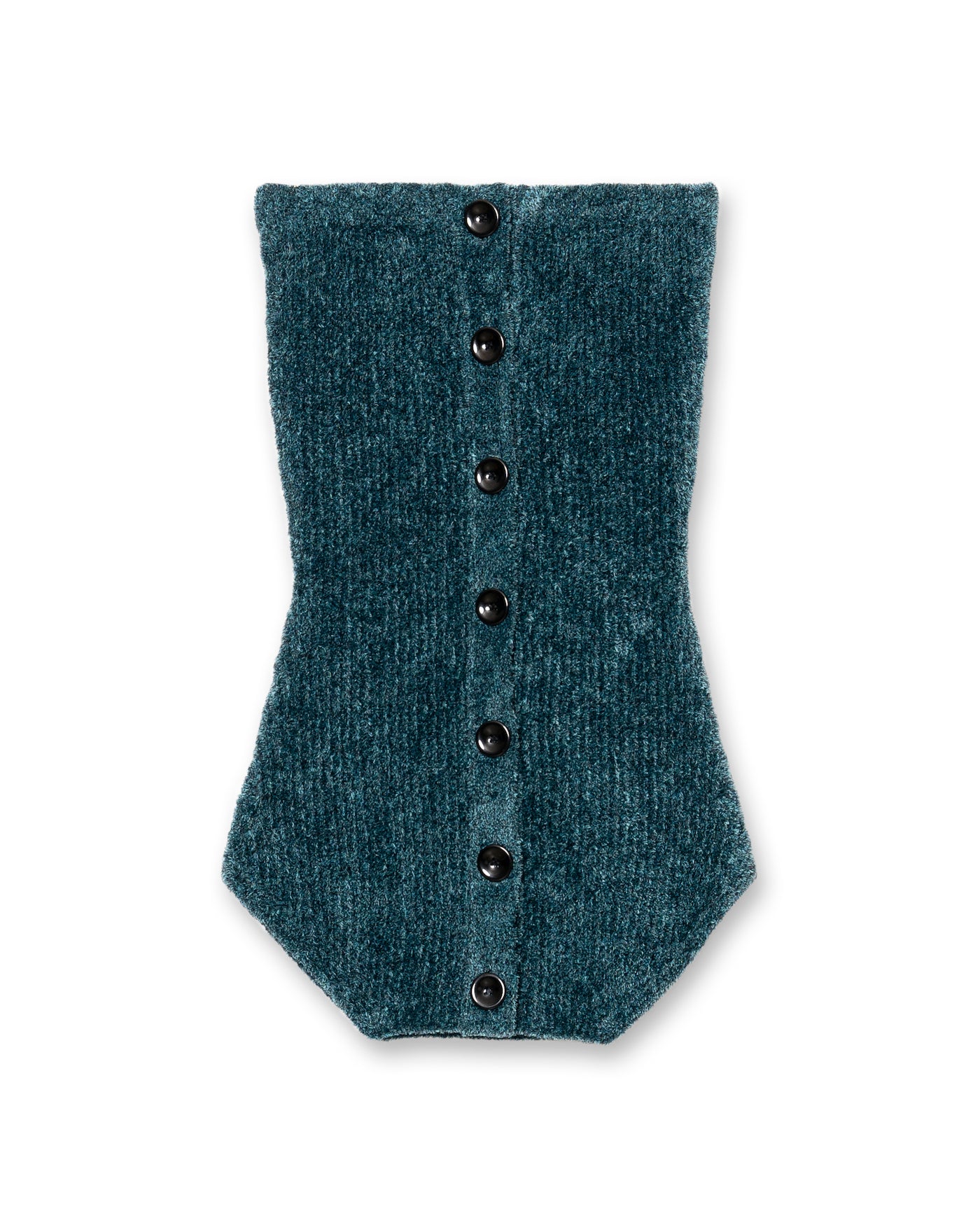 THICK MOLE KNIT BUSTIER [GREEN MIX]