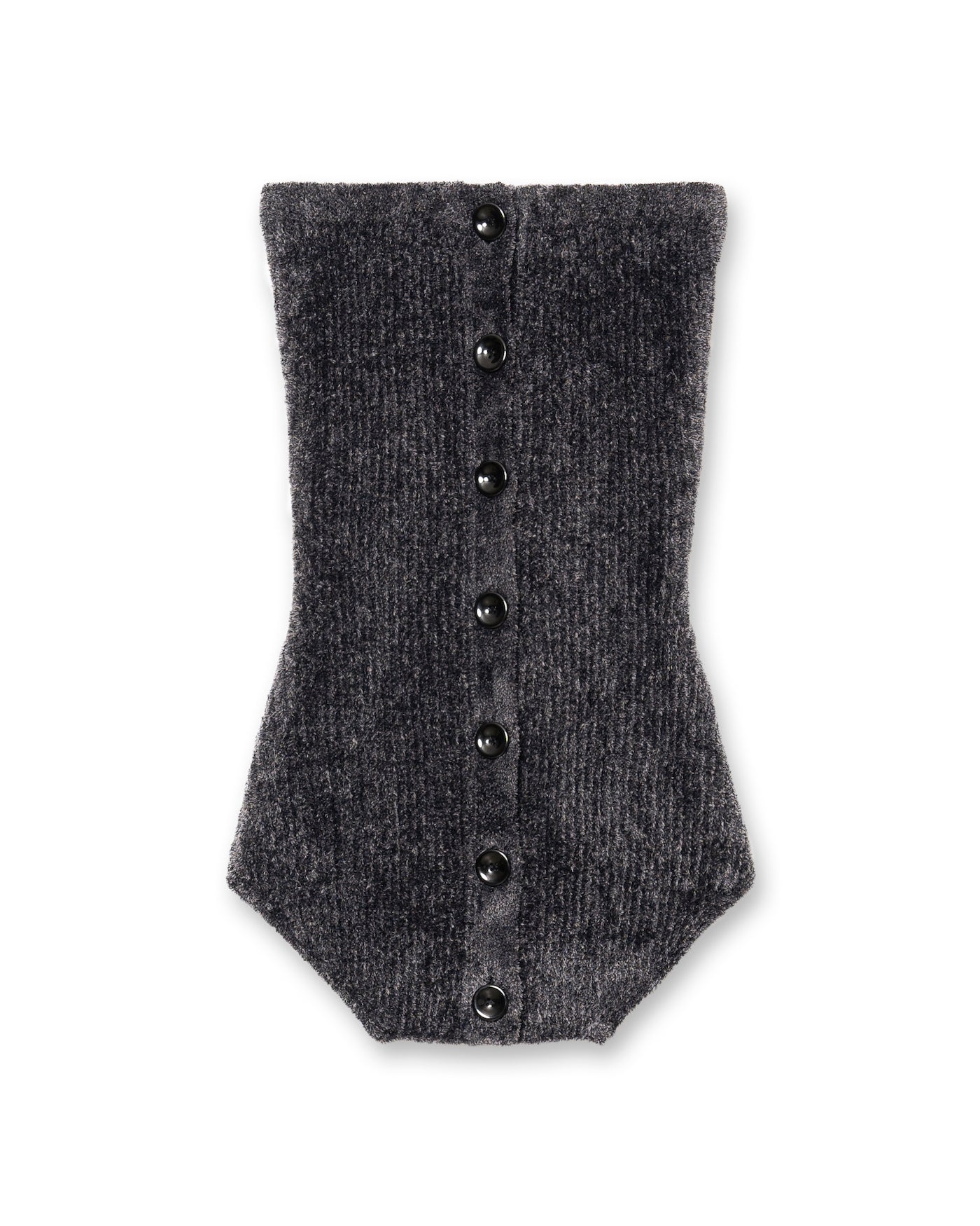 THICK MOLE KNIT BUSTIER [GRAY MIX]