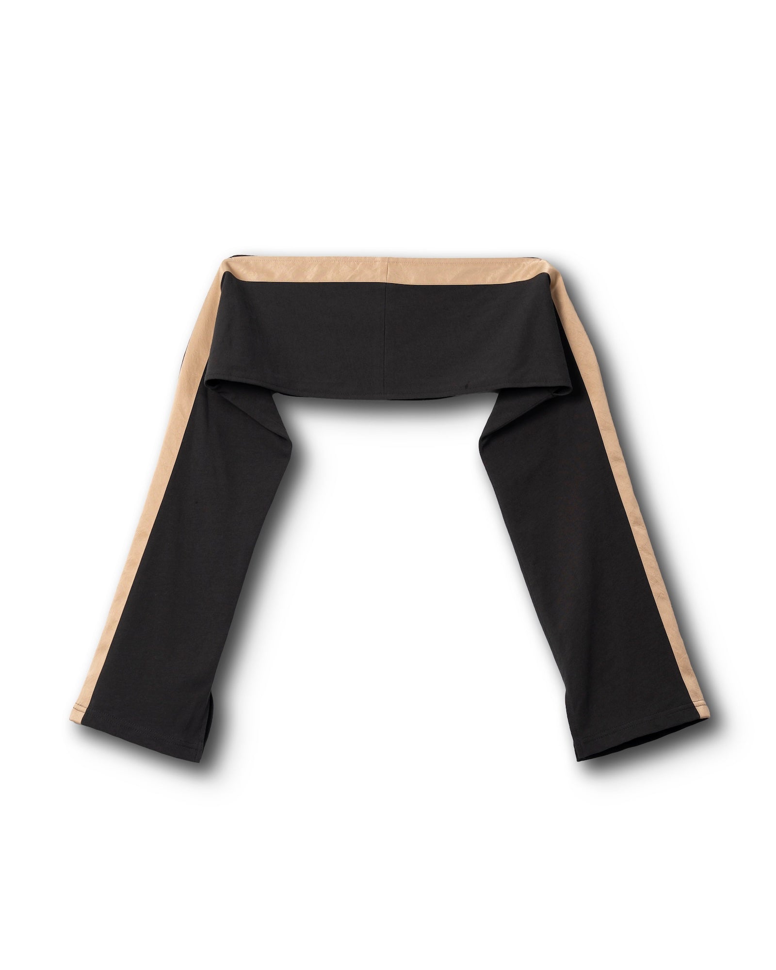 SATIN PANEL CUTSEW 2PIECE [CHARCOAL]