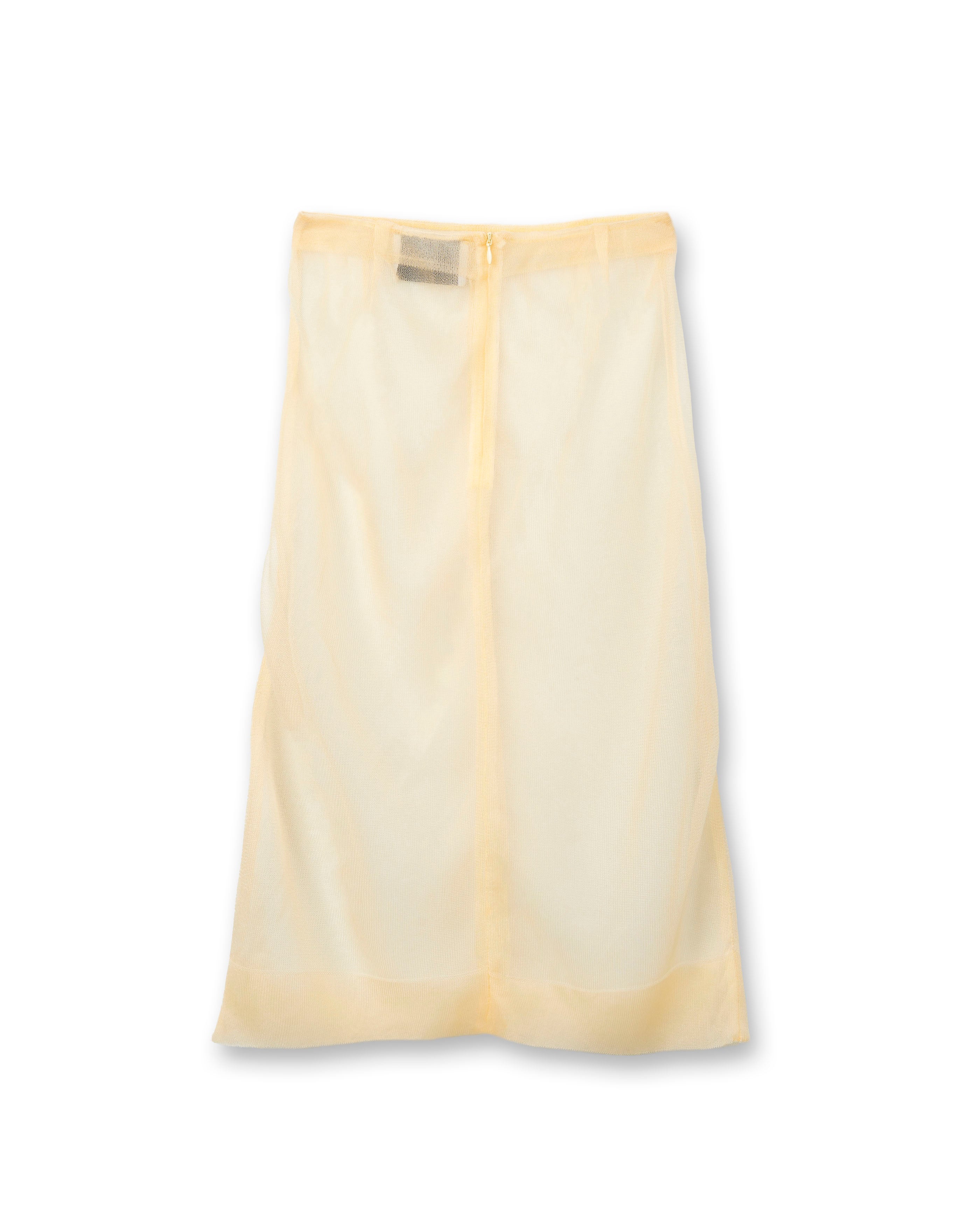 SHEER SKIRT [CREAM]