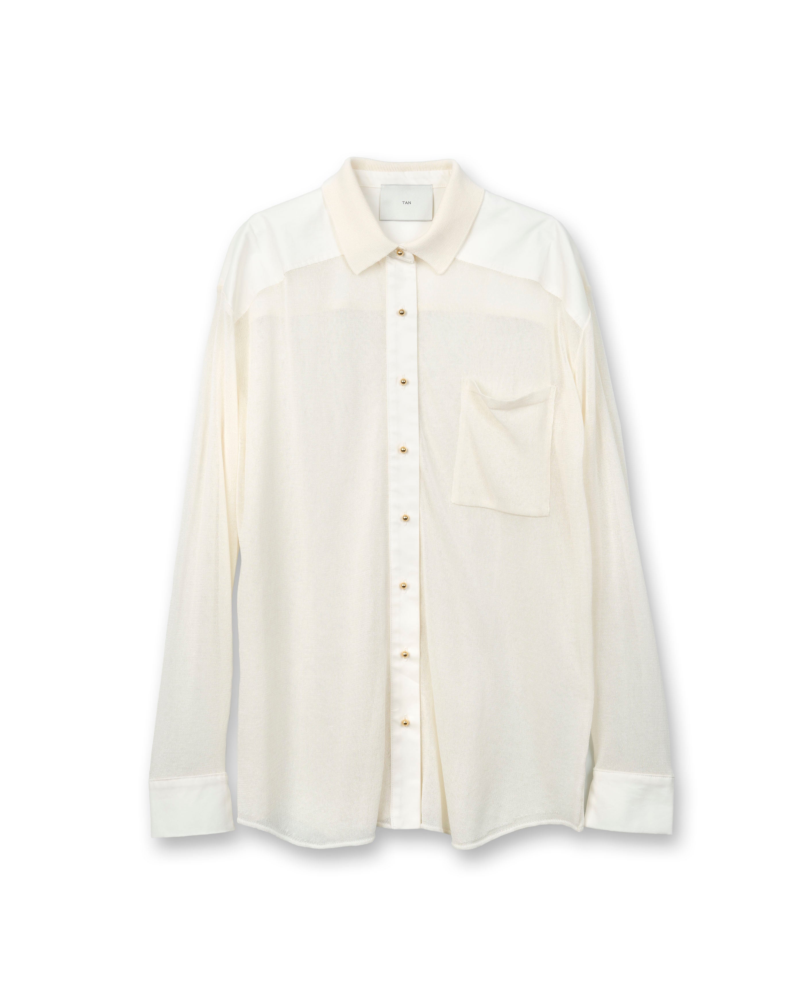 OVERSIZED WORK SHIRT [IVORY]