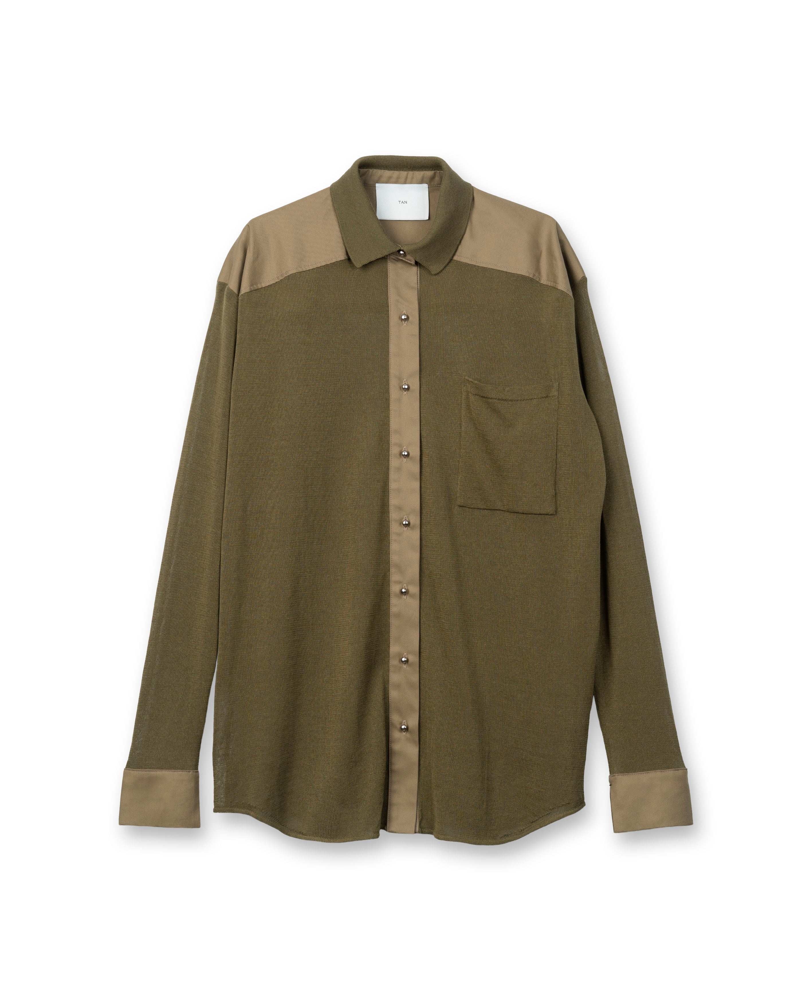 OVERSIZED WORK SHIRT [KHAKI]