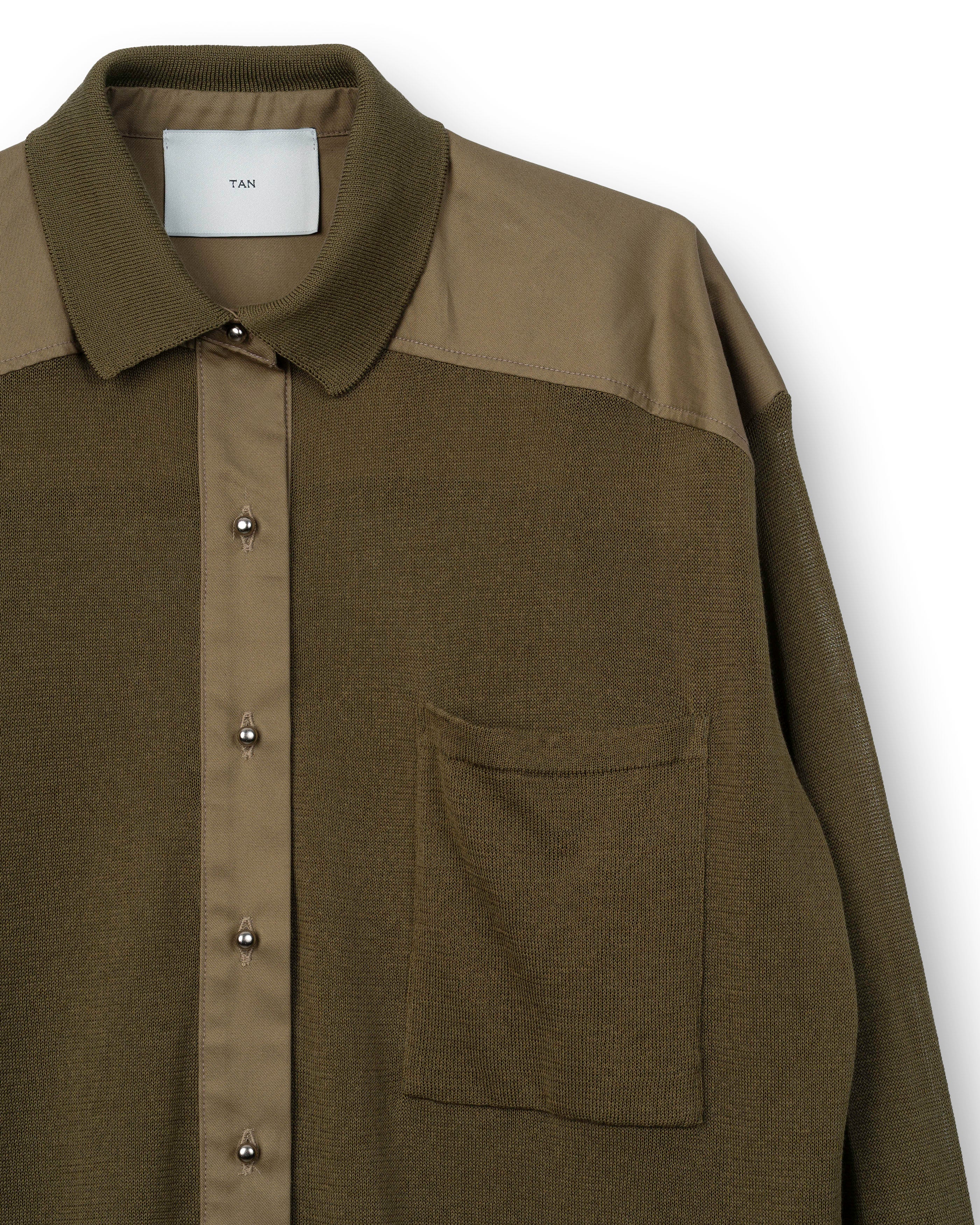 OVERSIZED WORK SHIRT [KHAKI]