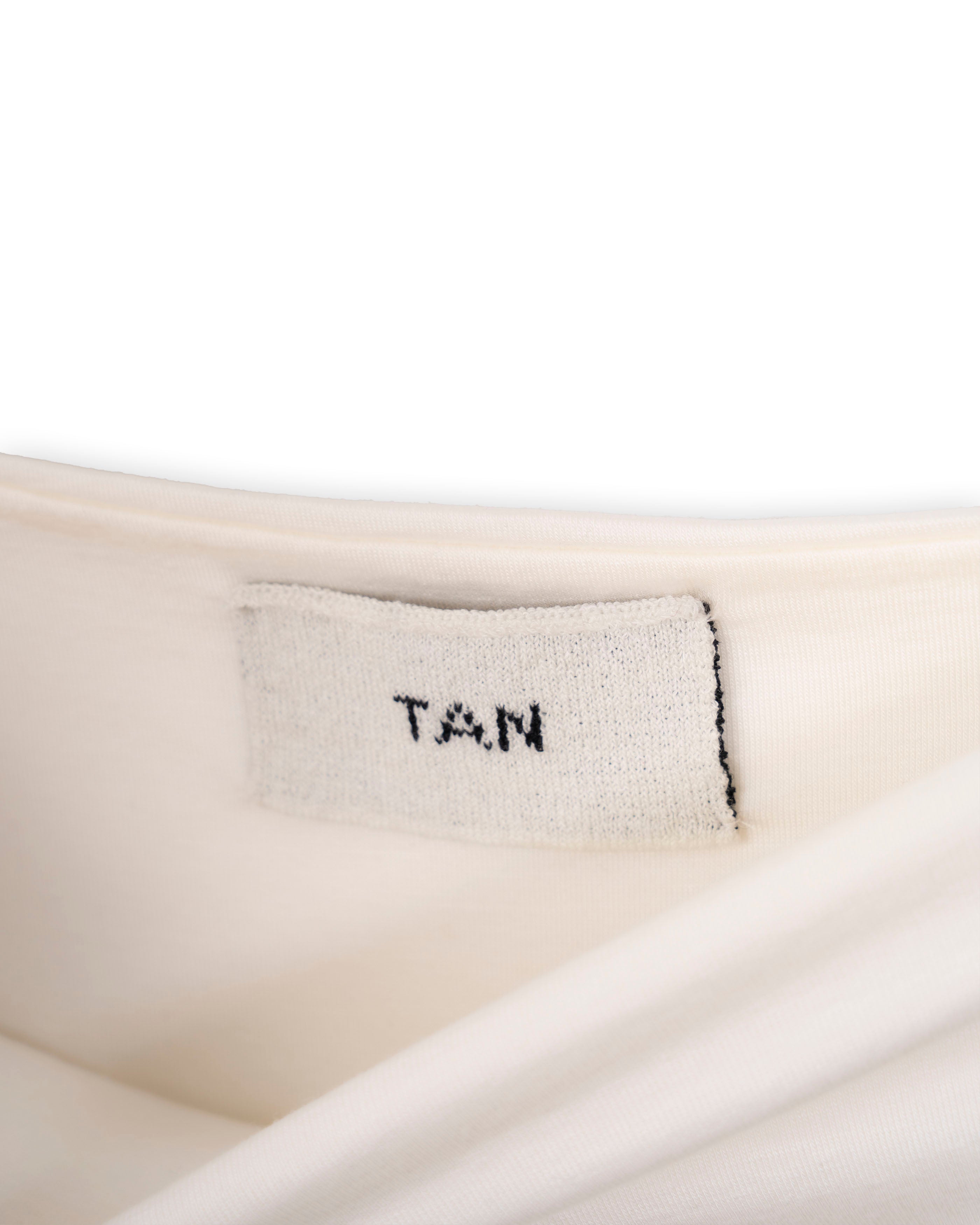 SMOOTH JERSEY DOUBLE LONG TEE [OFF WHITE]