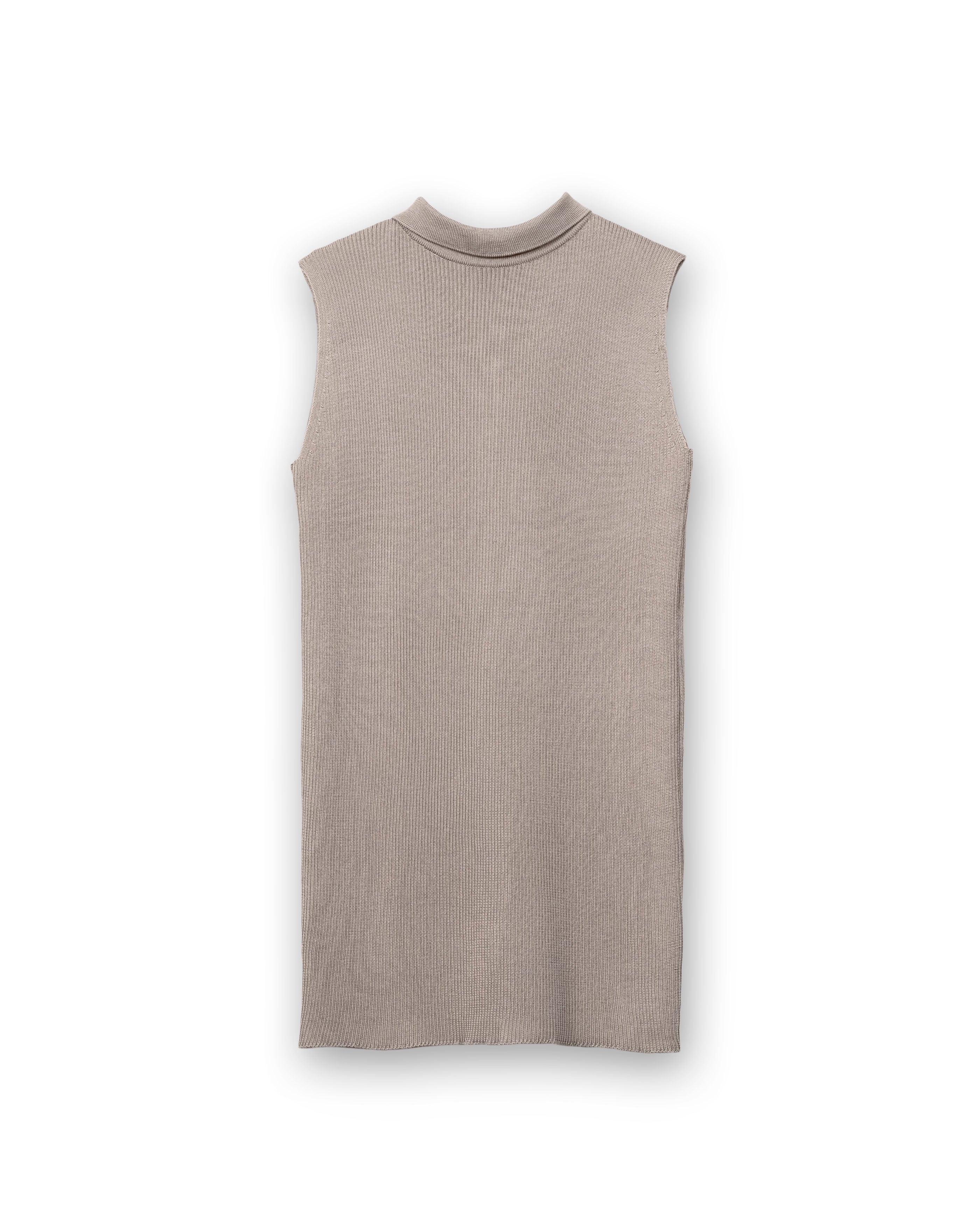 2-PIECE RIBBED CARDIGAN [KHAKI BEIGE]
