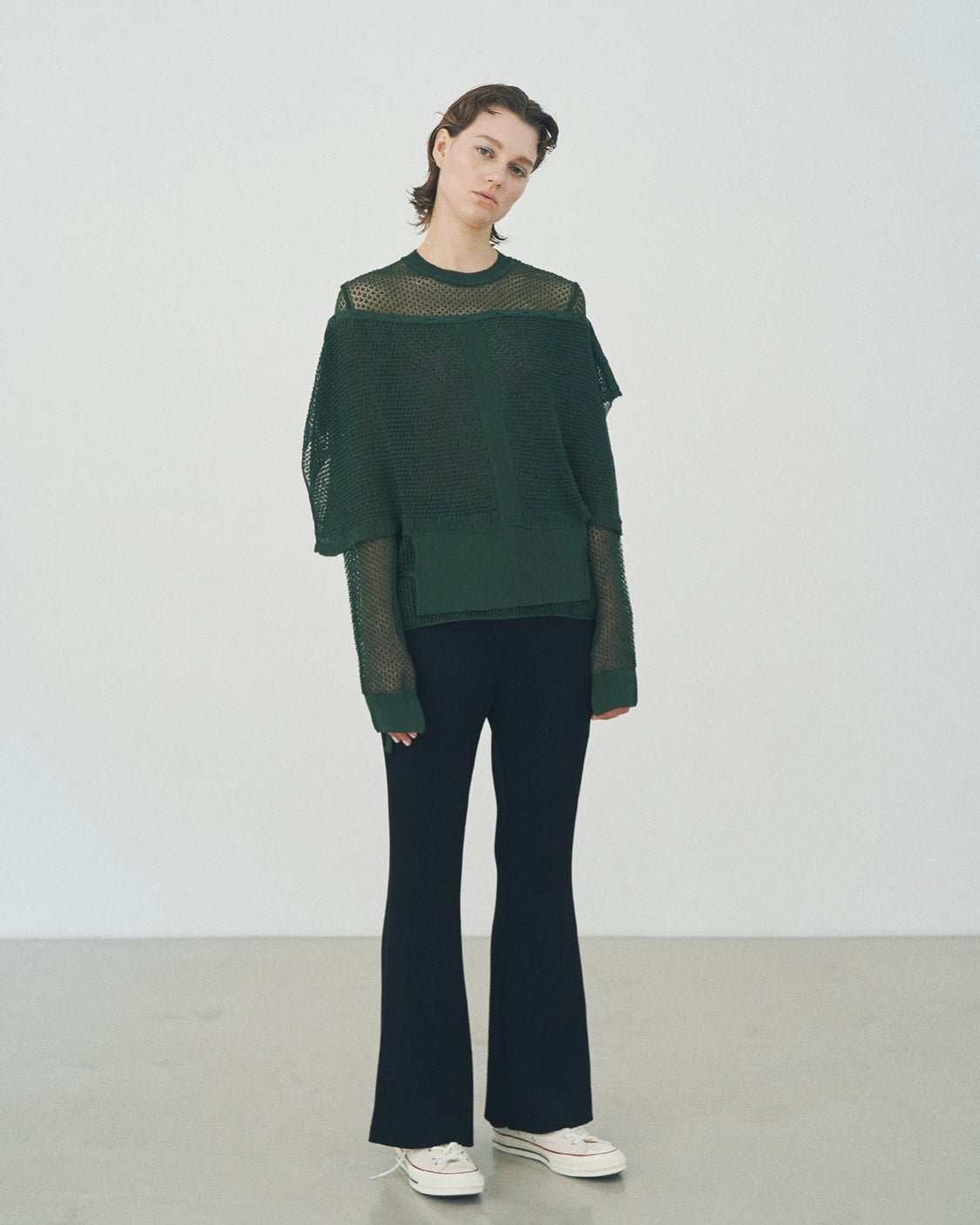 MESH LINEN CD[BLACK]