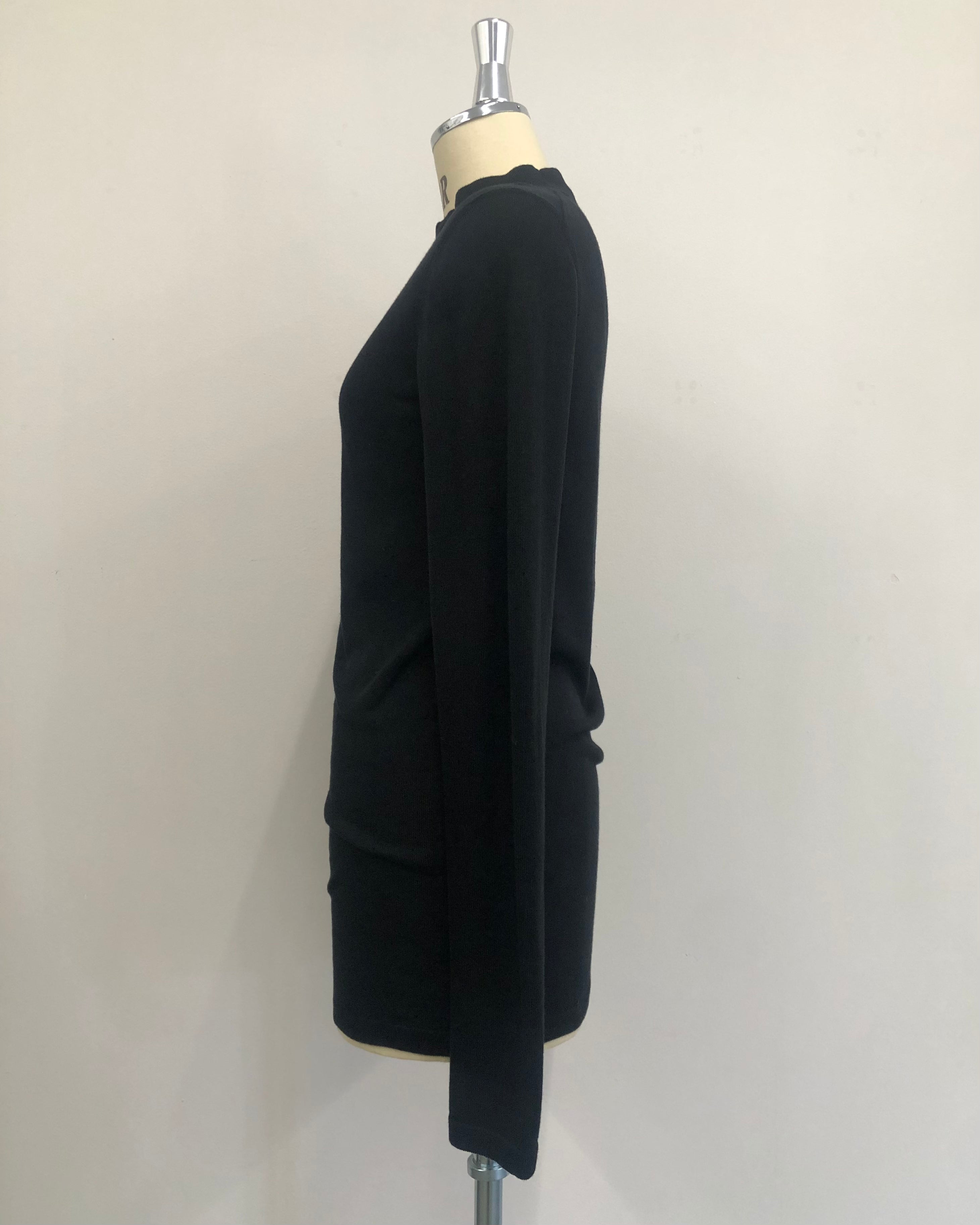 SOFT WOOL INNER TOPS [BLACK]