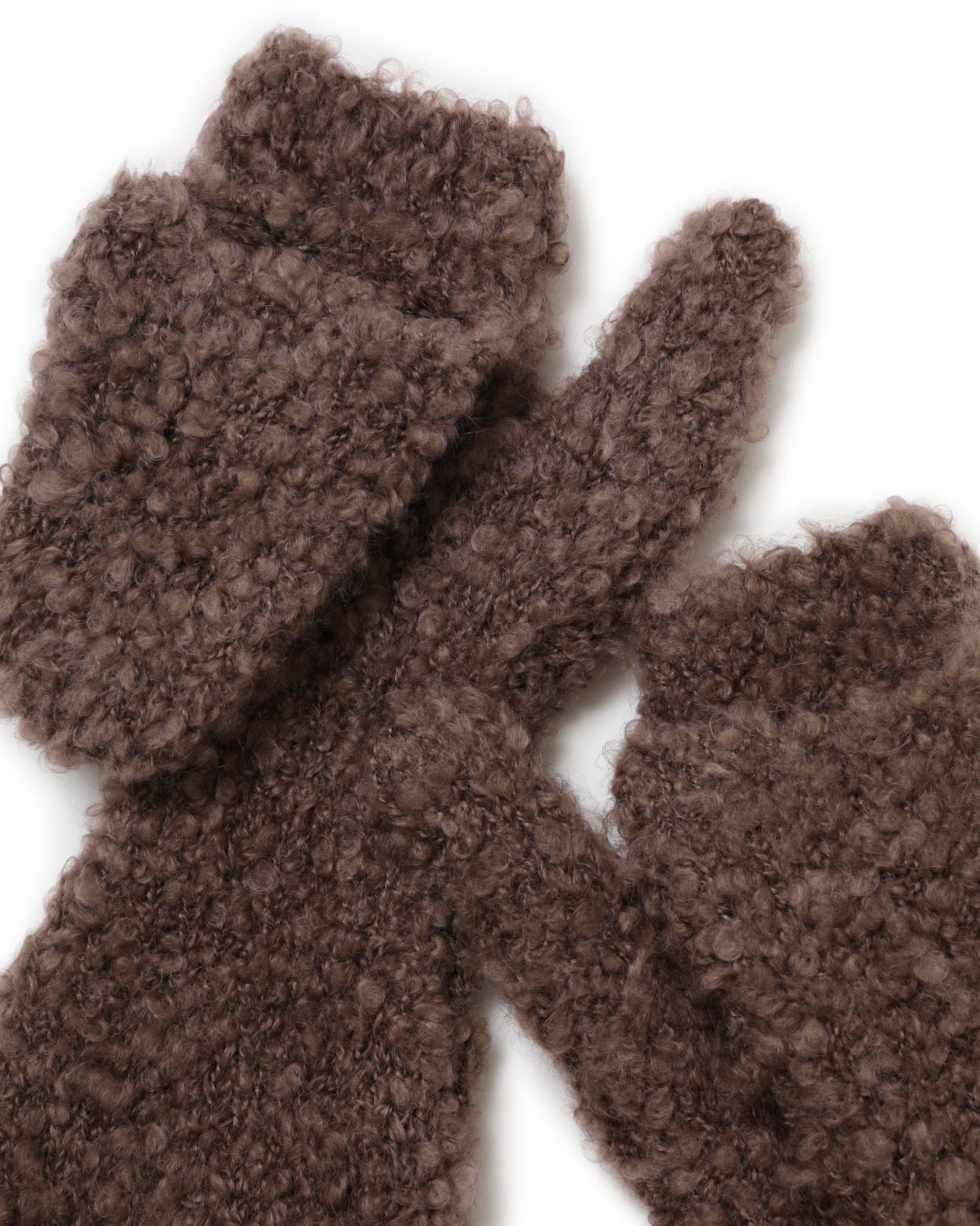 BOUCLE LONG GROVES [BROWN]
