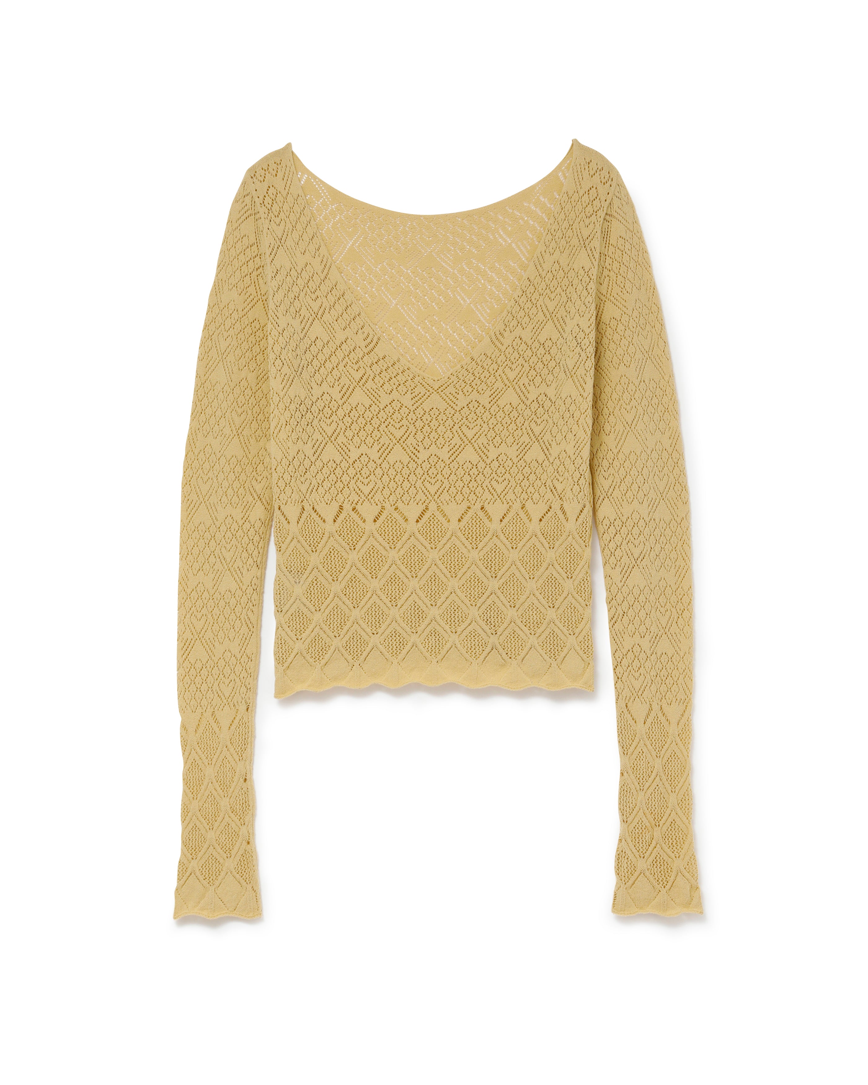 LACY PULLOVER [MUSTARD]