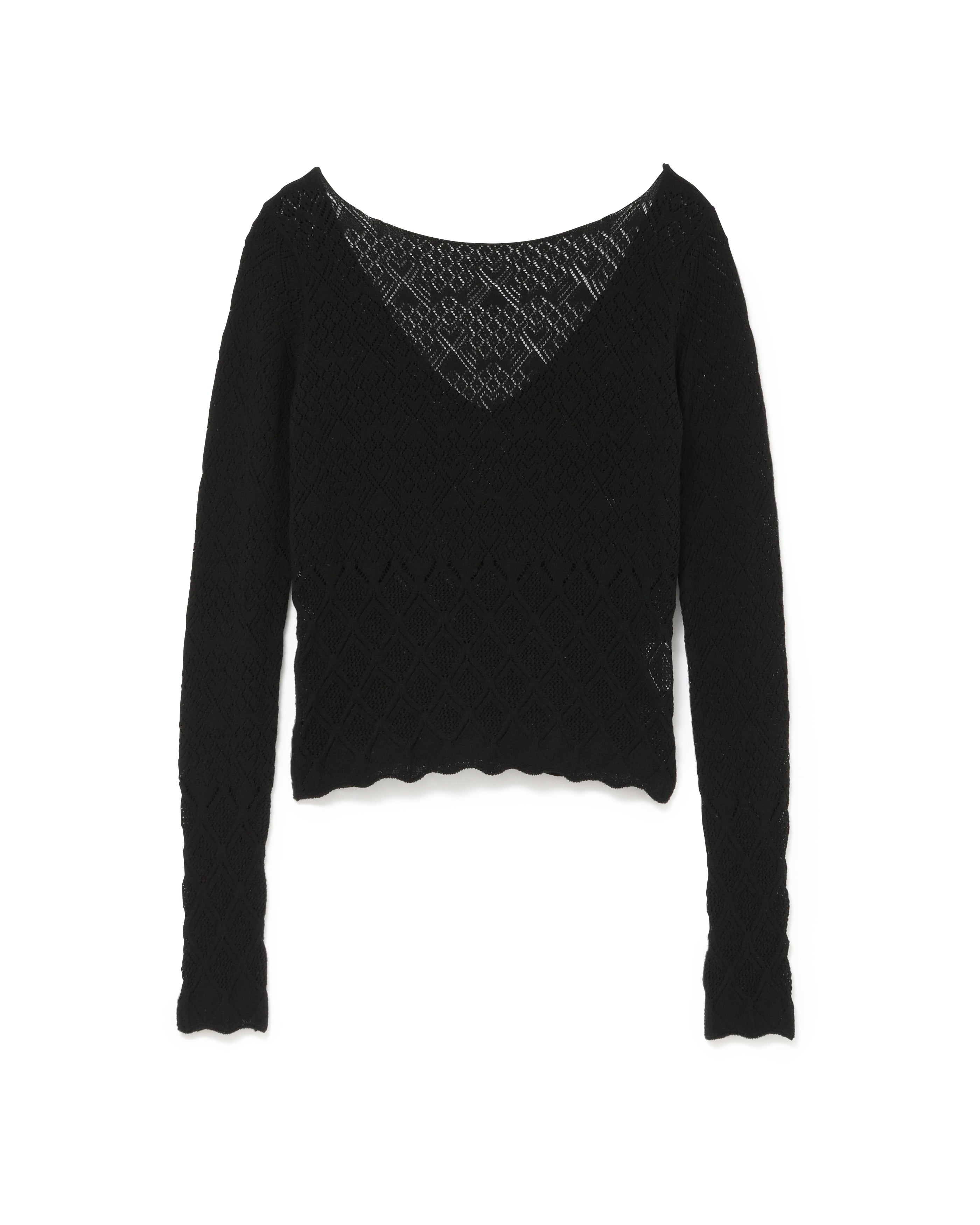 LACY PULLOVER [BLACK]