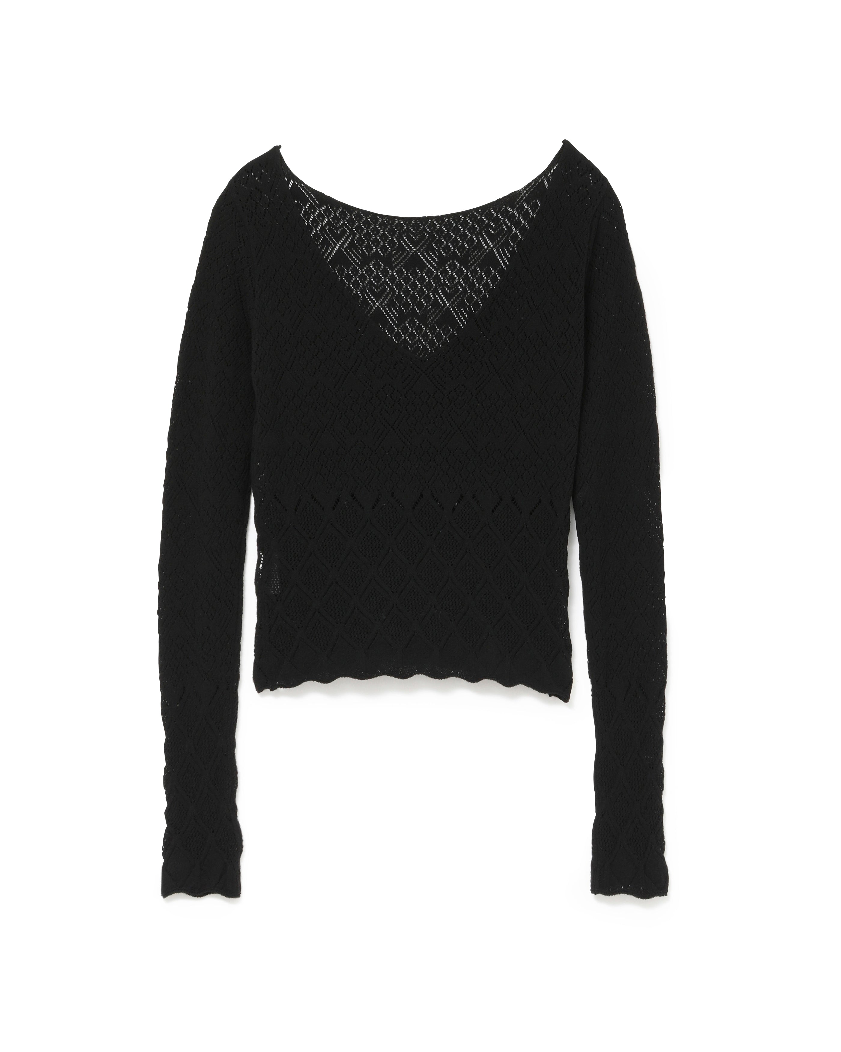 LACY PULLOVER [BLACK]