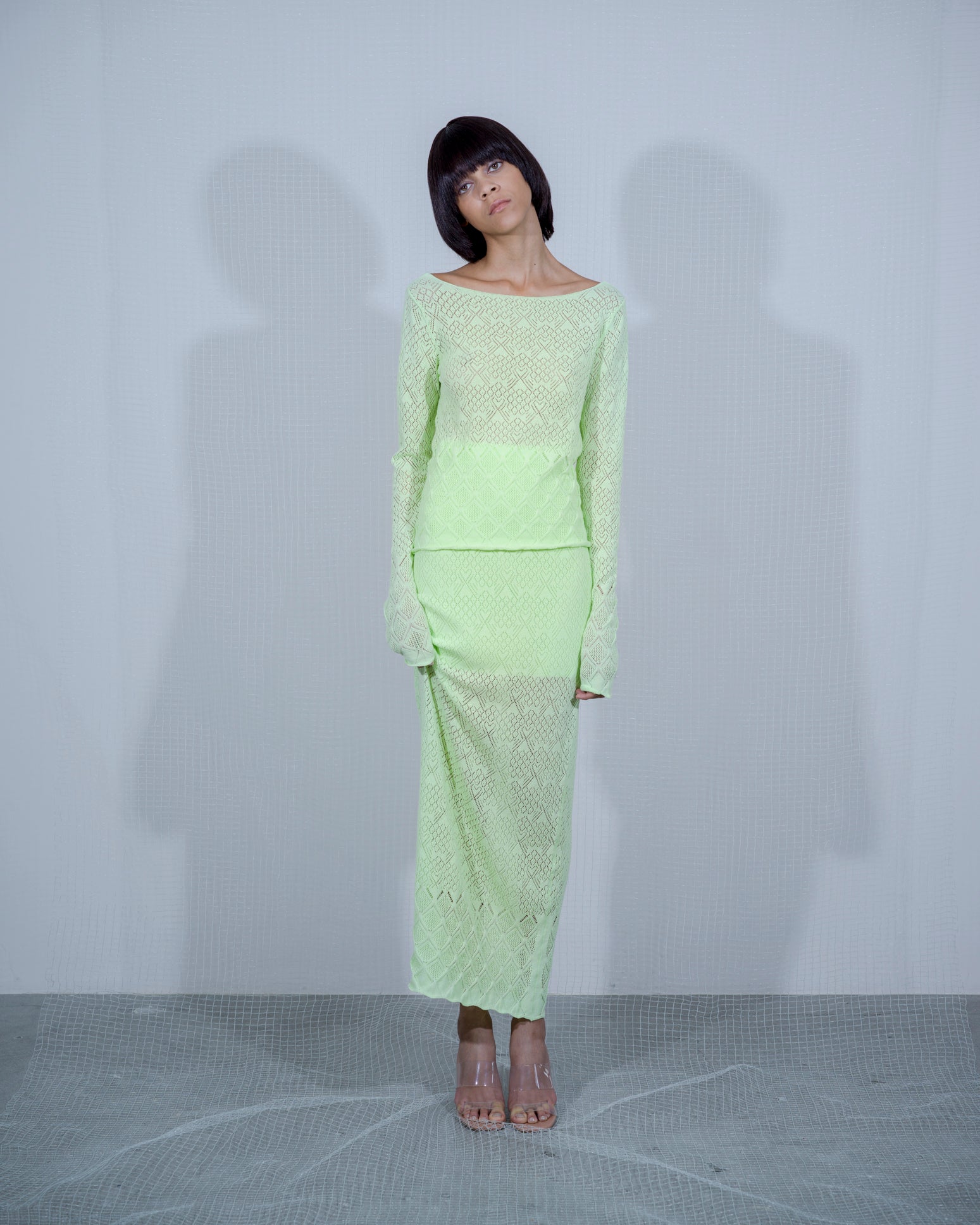 LACY PULLOVER [LIME]